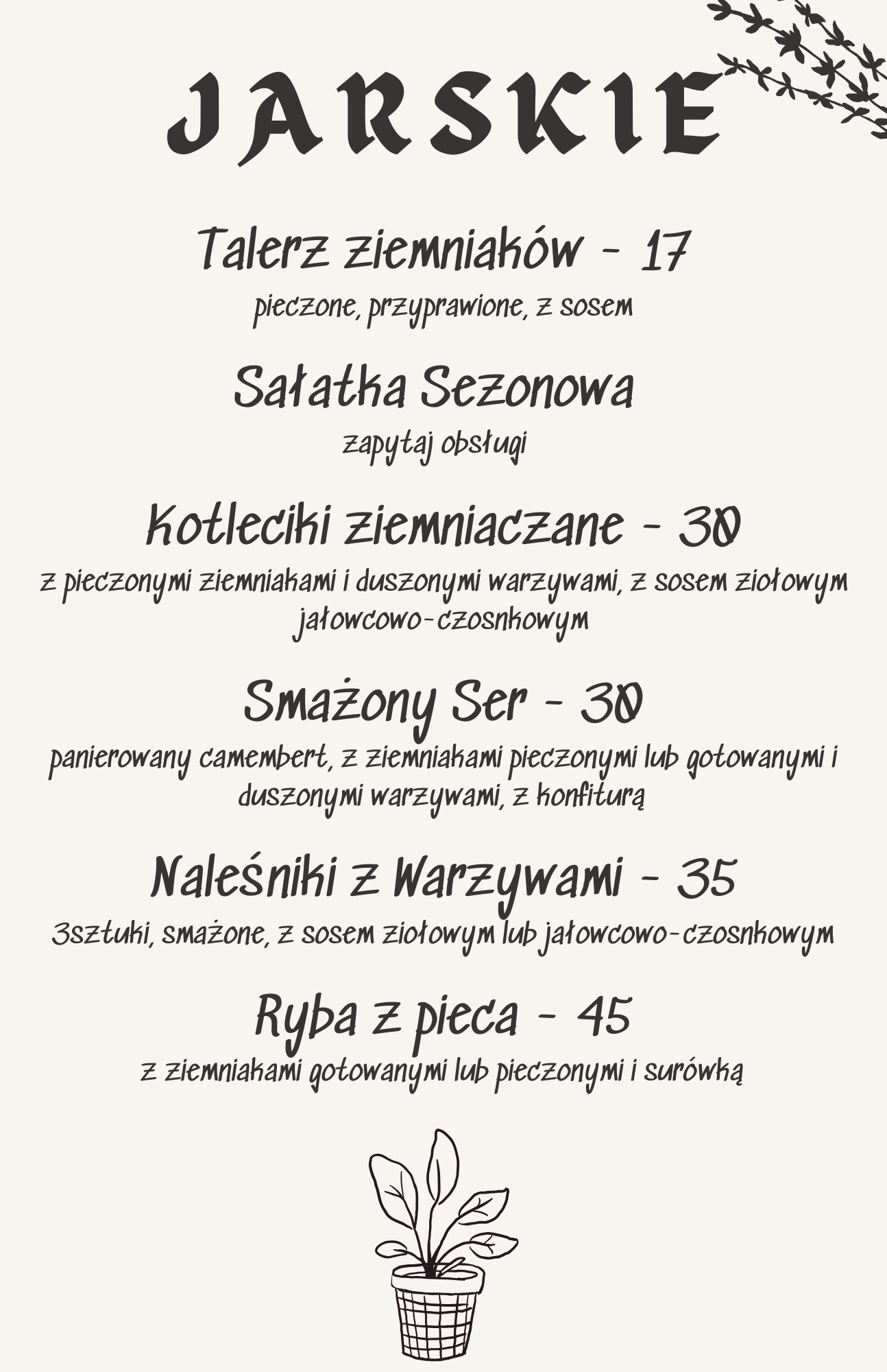 Menu Page 6